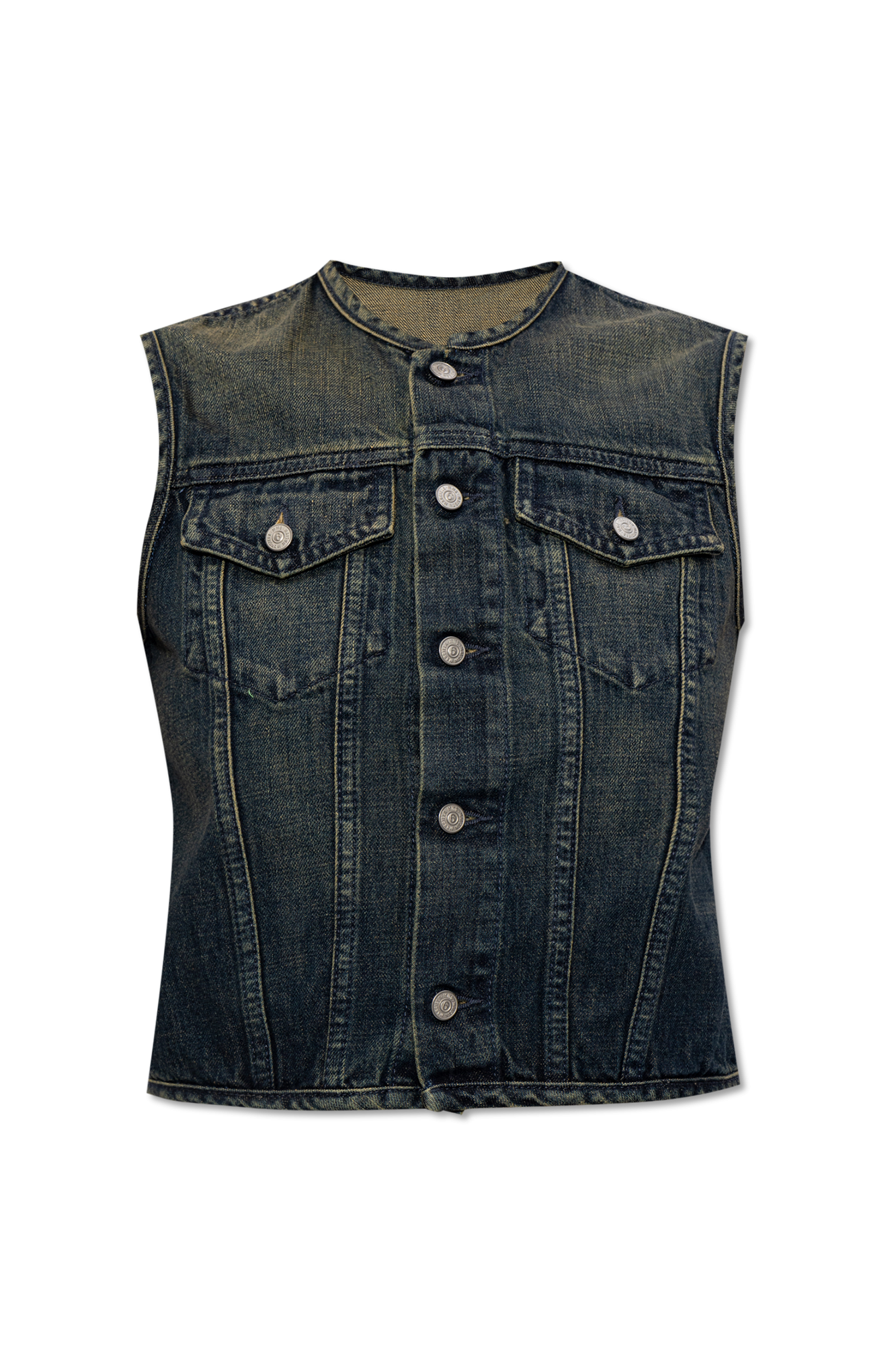 Mens sleeveless shop denim jacket australia